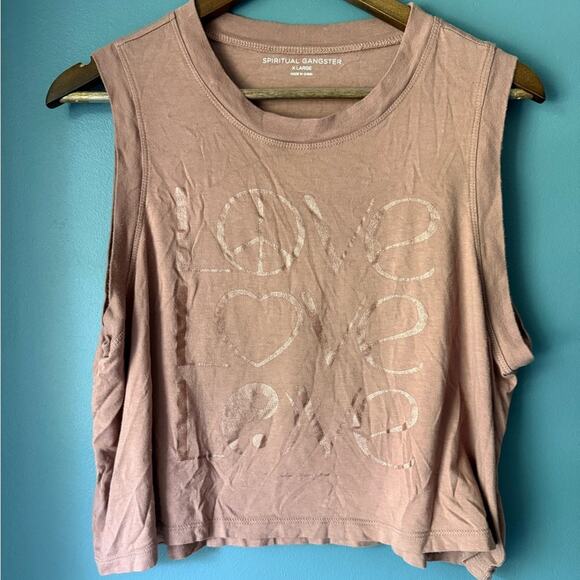 Spiritual Gangster Tops - Spiritual Gangster love muscle tank